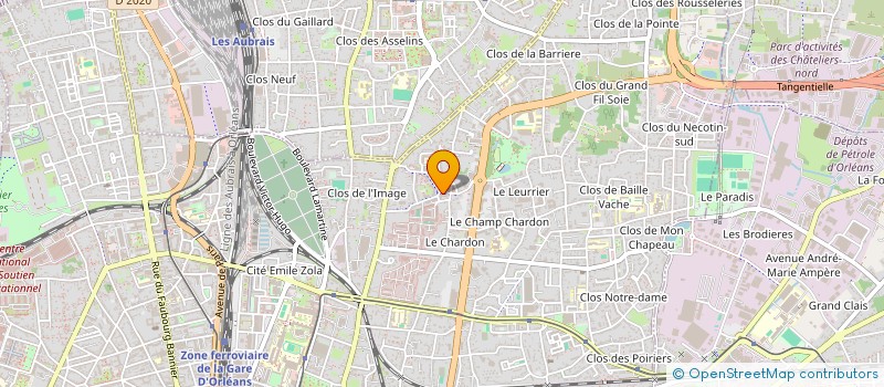 localisation de l'entreprise MONSIEUR FATAH BOURHALI à ORLEANS