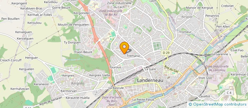 localisation de l'entreprise MONSIEUR FATAH GHANI à LANDERNEAU