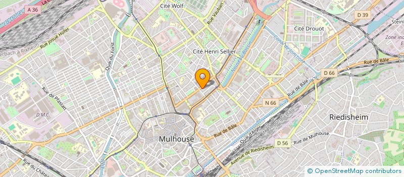 localisation de l'entreprise MONSIEUR FATAH GOUDJIL  MULHOUSE