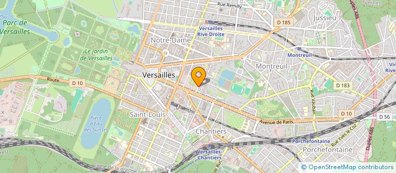 localisation de l'entreprise MONSIEUR FATAH MEZRARA à VERSAILLES