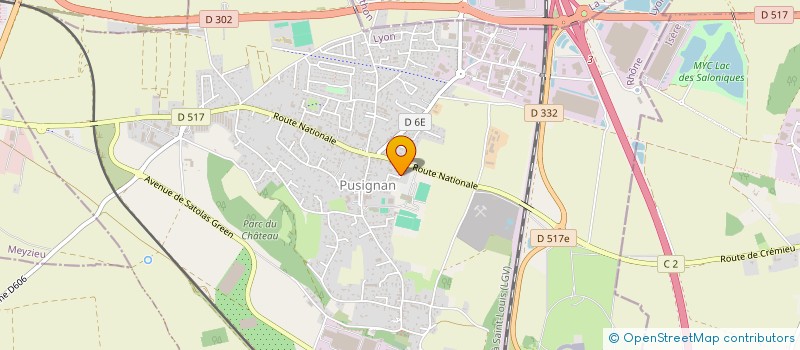 localisation de l'entreprise MONSIEUR FATAH MOUKHOUS  PUSIGNAN