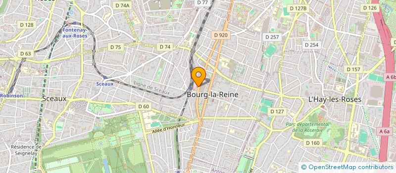 localisation de l'entreprise MONSIEUR FATAH NAMANI à BOURG-LA-REINE