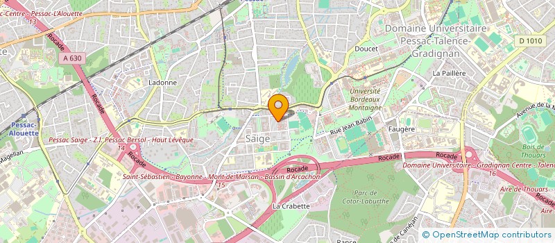 localisation de l'entreprise MONSIEUR FATAH NEGADI à PESSAC