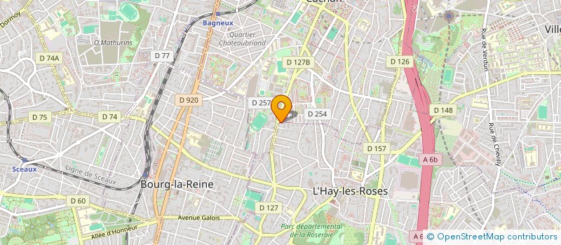 localisation de l'entreprise MONSIEUR FATAHALDJALIL OUMAR HABIB à CACHAN