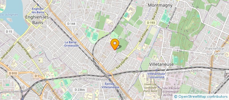 localisation de l'entreprise MONSIEUR FATAHULLAH AKBARI  DEUIL-LA-BARRE