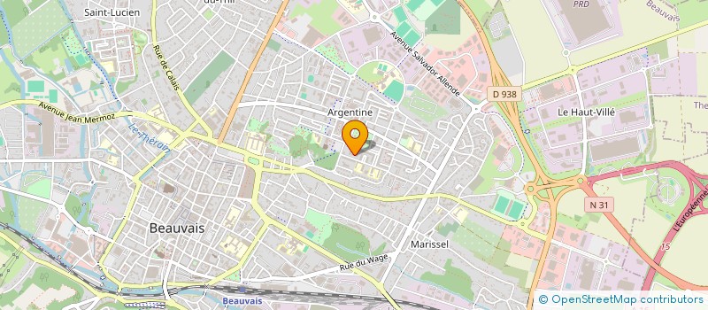 localisation de l'entreprise MONSIEUR FATAI TAMAMA  BEAUVAIS