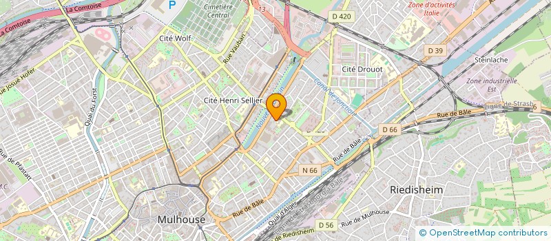 localisation de l'entreprise MONSIEUR FATBARDH XHEMA  MULHOUSE