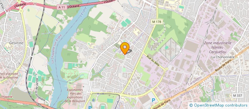 localisation de l'entreprise MONSIEUR FATEH AFETTOUCHE à NANTES