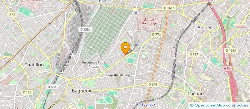 localisation de l'entreprise MONSIEUR FATEH AMRAOUI à BAGNEUX
