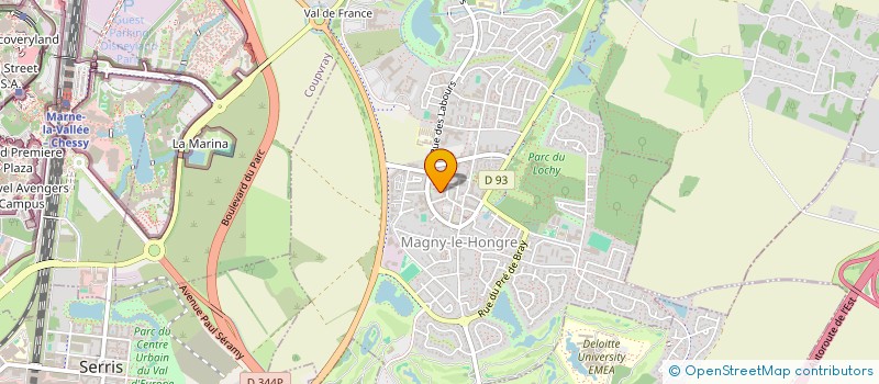 localisation de l'entreprise MONSIEUR FATEH BENMABROUK  MAGNY-LE-HONGRE