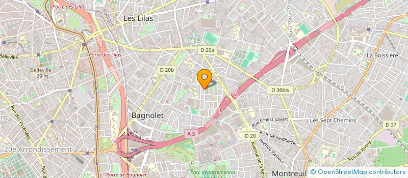 localisation de l'entreprise MONSIEUR FATEH BOUABIDALLAH à BAGNOLET