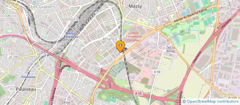 localisation de l'entreprise MONSIEUR FATEH BOULLOUF à MASSY