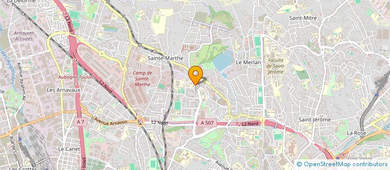 localisation de l'entreprise MONSIEUR FATEH BOUMEDIENE à MARSEILLE