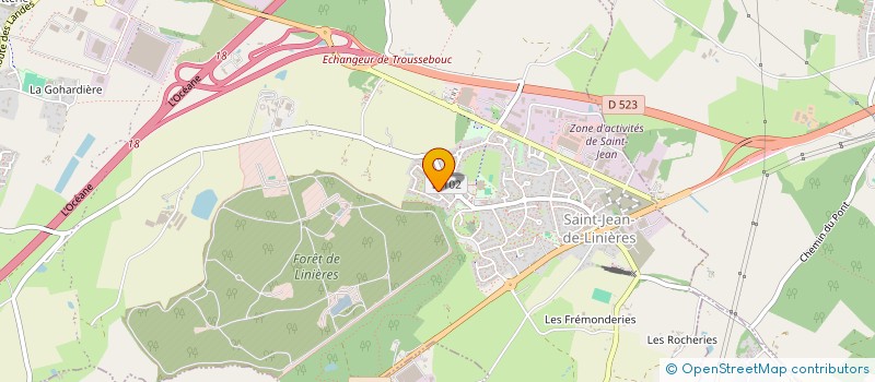localisation de l'entreprise MONSIEUR FATEH BOUZEGZI à SAINT-LEGER-DE-LINIERES
