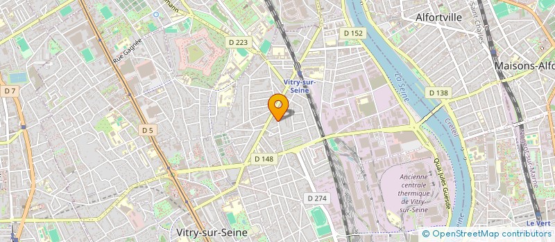 localisation de l'entreprise MONSIEUR FATEH DJELLAB  VITRY-SUR-SEINE