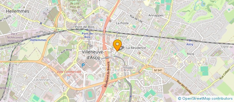 localisation de l'entreprise MONSIEUR FATEH ENOUAR MAMACHE  VILLENEUVE-D'ASCQ
