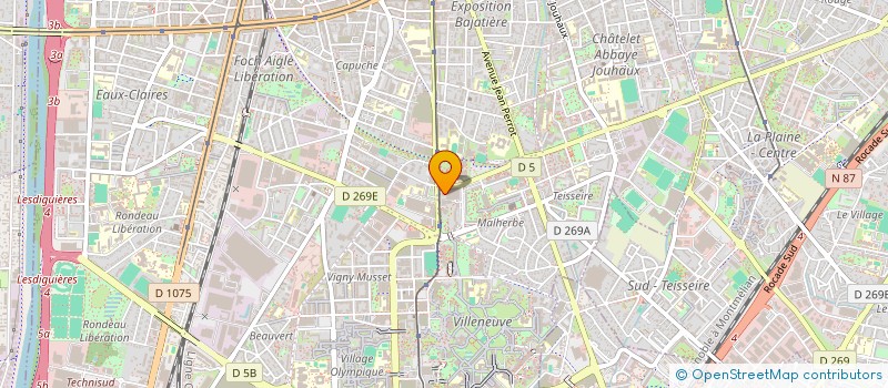 localisation de l'entreprise MONSIEUR FATEH GABED  GRENOBLE