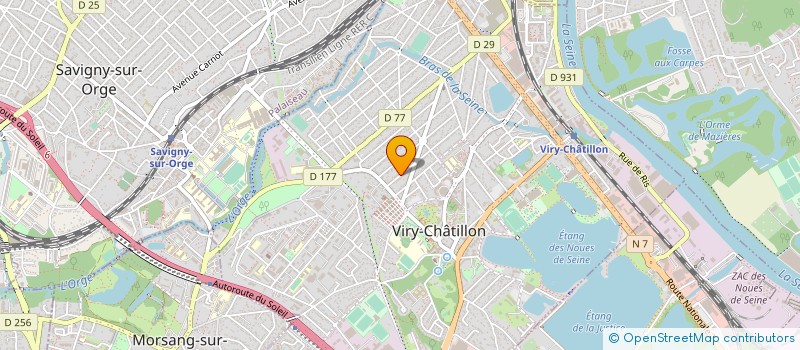 localisation de l'entreprise MONSIEUR FATEH ISSAADI à VIRY-CHATILLON