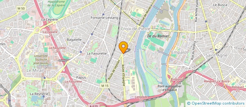 localisation de l'entreprise MONSIEUR FATEH KACI CHAOUCHE  CUGNAUX