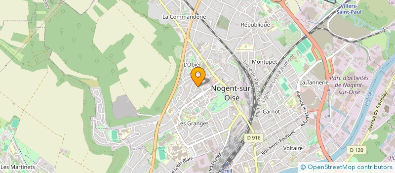 localisation de l'entreprise MONSIEUR FATEH MERAKCHI  NOGENT-SUR-OISE