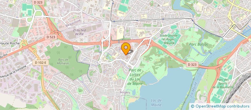 localisation de l'entreprise MONSIEUR FATEH RABAH BENABBAS à ANGERS