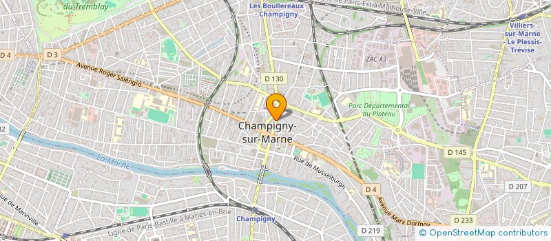 localisation de l'entreprise MONSIEUR FATEH RADI à CHAMPIGNY-SUR-MARNE