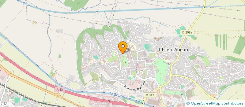 localisation de l'entreprise MONSIEUR FATEH REGUIEG  L'ISLE-D'ABEAU