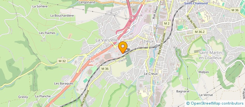 localisation de l'entreprise MONSIEUR FATEH ZERKOUNE  SAINT-CHAMOND