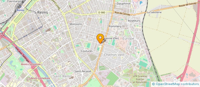 localisation de l'entreprise MONSIEUR FATEN CHERIF RAGUIBI  REIMS