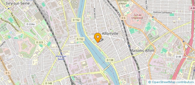 localisation de l'entreprise MONSIEUR FATH ALLAH KHLIFI à ALFORTVILLE