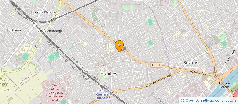 localisation de l'entreprise MONSIEUR FATHA BENGARAA à HOUILLES