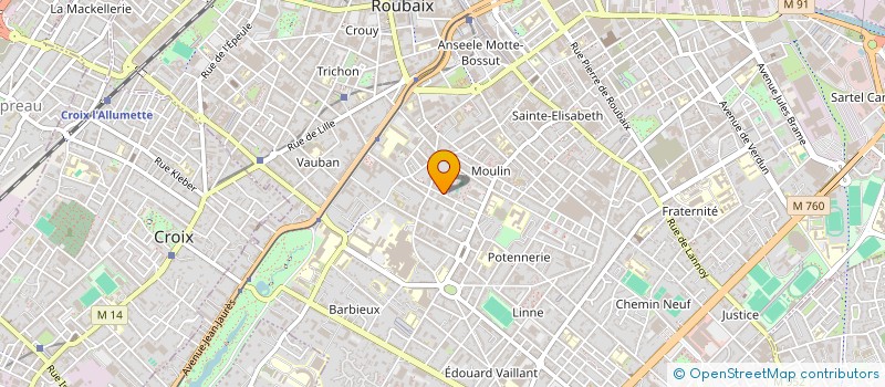 localisation de l'entreprise MONSIEUR FATHALLAH BENMANSOUR  ROUBAIX