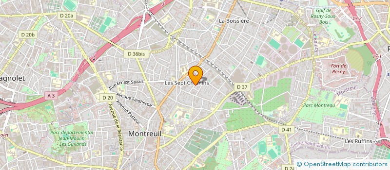 localisation de l'entreprise MONSIEUR FATHEMA SHULTANA à MONTREUIL