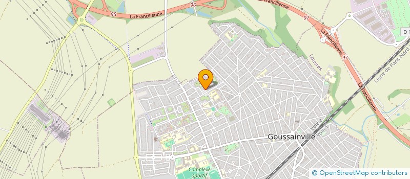 localisation de l'entreprise MONSIEUR FATHI ABBACHE  GOUSSAINVILLE