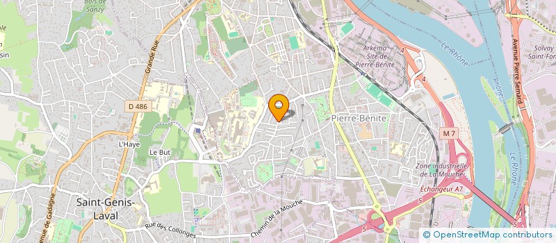 localisation de l'entreprise MONSIEUR FATHI ABDESSALEM  OULLINS-PIERRE-BENITE