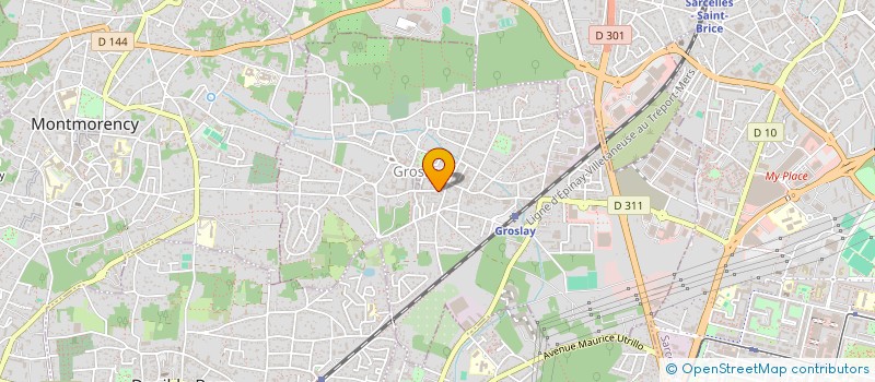 localisation de l'entreprise MONSIEUR FATHI AOUADI  GROSLAY