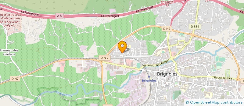 localisation de l'entreprise MONSIEUR FATHI BELBACHIR  BRIGNOLES