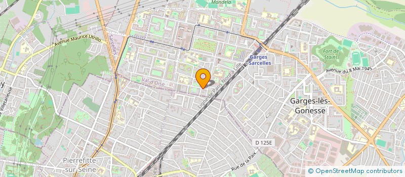 localisation de l'entreprise MONSIEUR FATHI BELOUNIS  SARCELLES