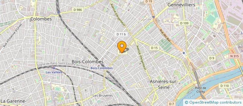 localisation de l'entreprise MONSIEUR FATHI BEN HADJ YOUNES BEN NACEUR à BOIS-COLOMBES