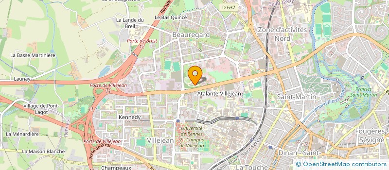 localisation de l'entreprise MONSIEUR FATHI BENDARRAZ  RENNES