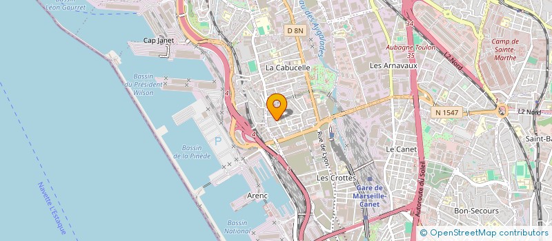 localisation de l'entreprise MONSIEUR FATHI BOUKOULT à MARSEILLE