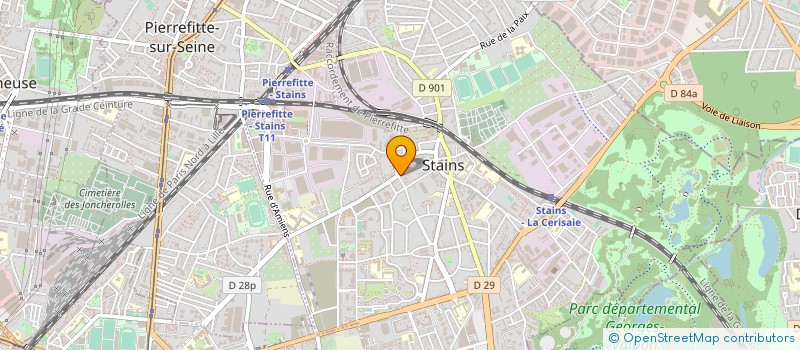 localisation de l'entreprise MONSIEUR FATHI BOUSSETTA à STAINS