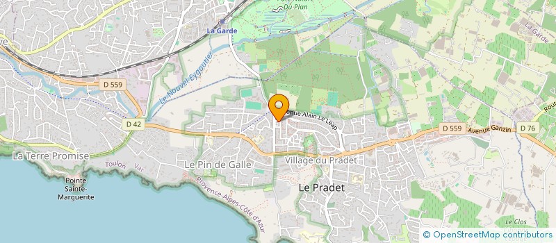 localisation de l'entreprise MONSIEUR FATHI CHEBBI  LE PRADET