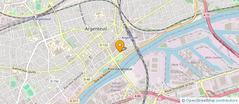 localisation de l'entreprise MONSIEUR FATHI DAROUAZI  ARGENTEUIL