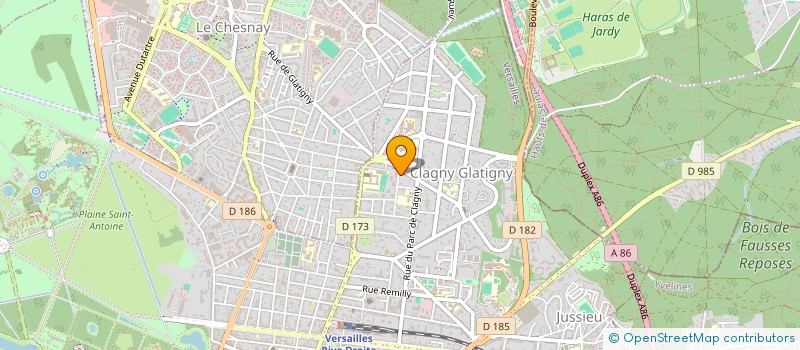 localisation de l'entreprise MONSIEUR FATHI DKHAILI à VERSAILLES