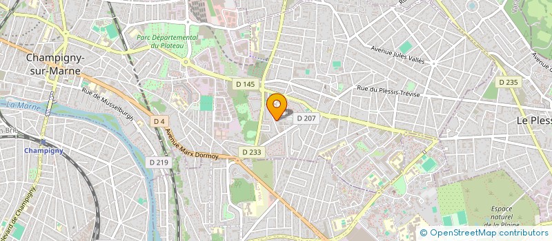 localisation de l'entreprise MONSIEUR FATHI HADJKOUIDER à CHAMPIGNY-SUR-MARNE