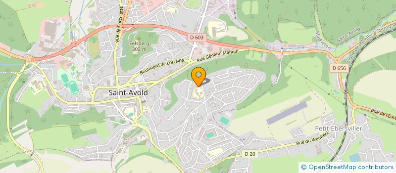 localisation de l'entreprise MONSIEUR FATHI HUSSO  SAINT-AVOLD