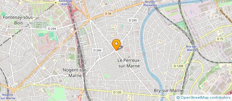 localisation de l'entreprise MONSIEUR FATHI JEDDI  LE PERREUX-SUR-MARNE