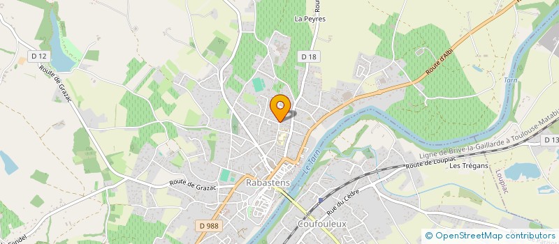 localisation de l'entreprise MONSIEUR FATHI KHATTOU  RABASTENS