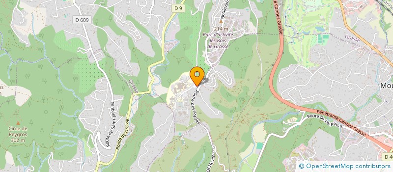 localisation de l'entreprise MONSIEUR FATHI M'SAKNI  GRASSE